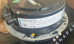 nameplate of Ebm-papst A3G630-AQ37-94 630mm Axial FAN