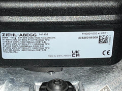 nameplate of FN050-VDQ.41.V7P1 ZIEHL-ABEGG Axial Fan