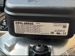 nameplate of FN056-VDQ.4M.V7P2 ZIEHL-ABEGG Axial Fan
