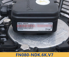 nameplate of FN080-NDK.6K.V7 ZIEHL-ABEGG Axial Fan