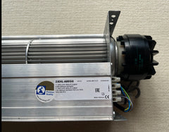 nameplate of QK08A-4EM.70.CF ZIEHL-ABEGG Crossflow fan