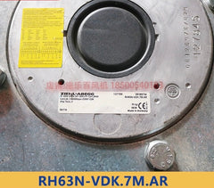 nameplate of RH63N-VDK.7M.AR ZIEHL-ABEGG centrifugal fan