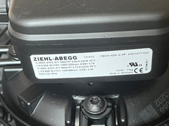nameplate of ZIEHL-ABEGG FB050-4DK.4I.6P Axial Fan
