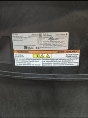 nameplate of ZN071-ZIL.GL.V7P4  ZIEHL-ABEGG Axial Fan