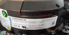nameplate of ebm-papst W3G800-KU21-05 Axial EC Square Plate Fan