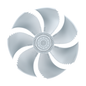 only fan of FN045-4DF.4F.V7P1 ZIEHL-ABEGG Axial Fan
