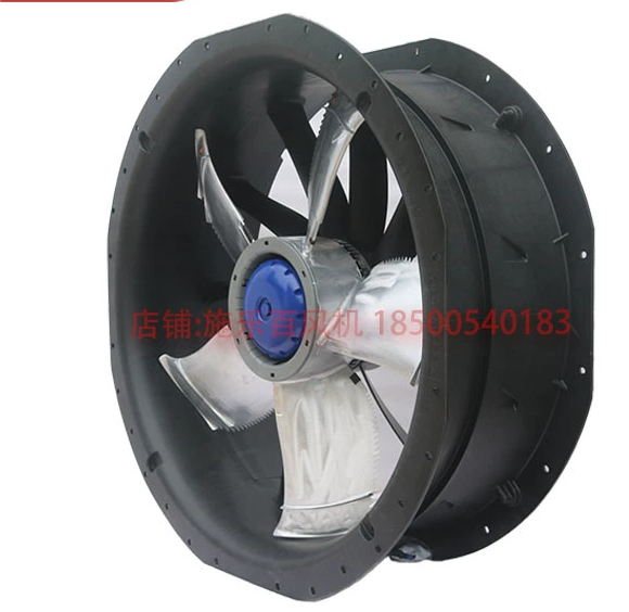right side view of ZN091-ZIL.GL.V5P1 ZIEHL-ABEGG Axial Fan