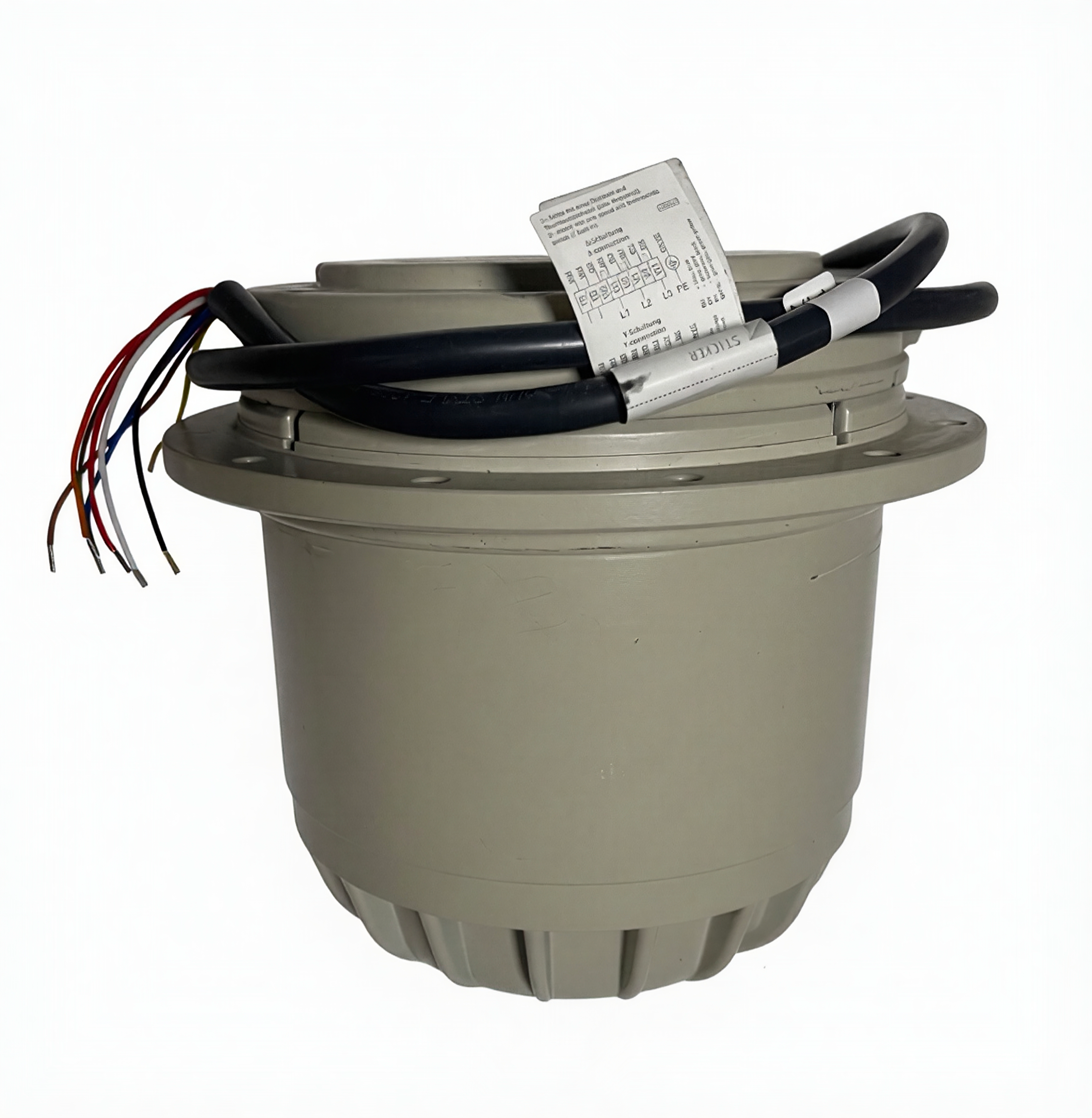 side view of MK137-6DK.15.N ZIEHL-ABEGG Centrifugal Motor Fan