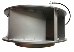side view of RH40A-4EK.4I.1R ZIEHL-ABEGG centrifugal fan