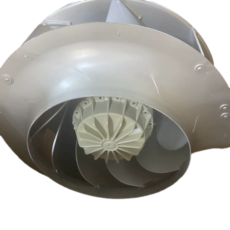 side view of RH56E-4DK.7Q.1R 153296 ZIEHL-ABEGG centrifugal fan