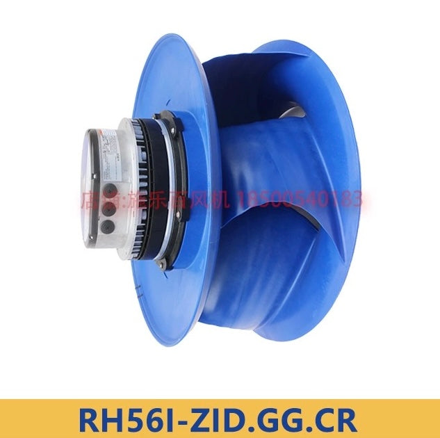 side view of RH56I-ZID.GG.CR ZIEHL-ABEGG centrifugal fan