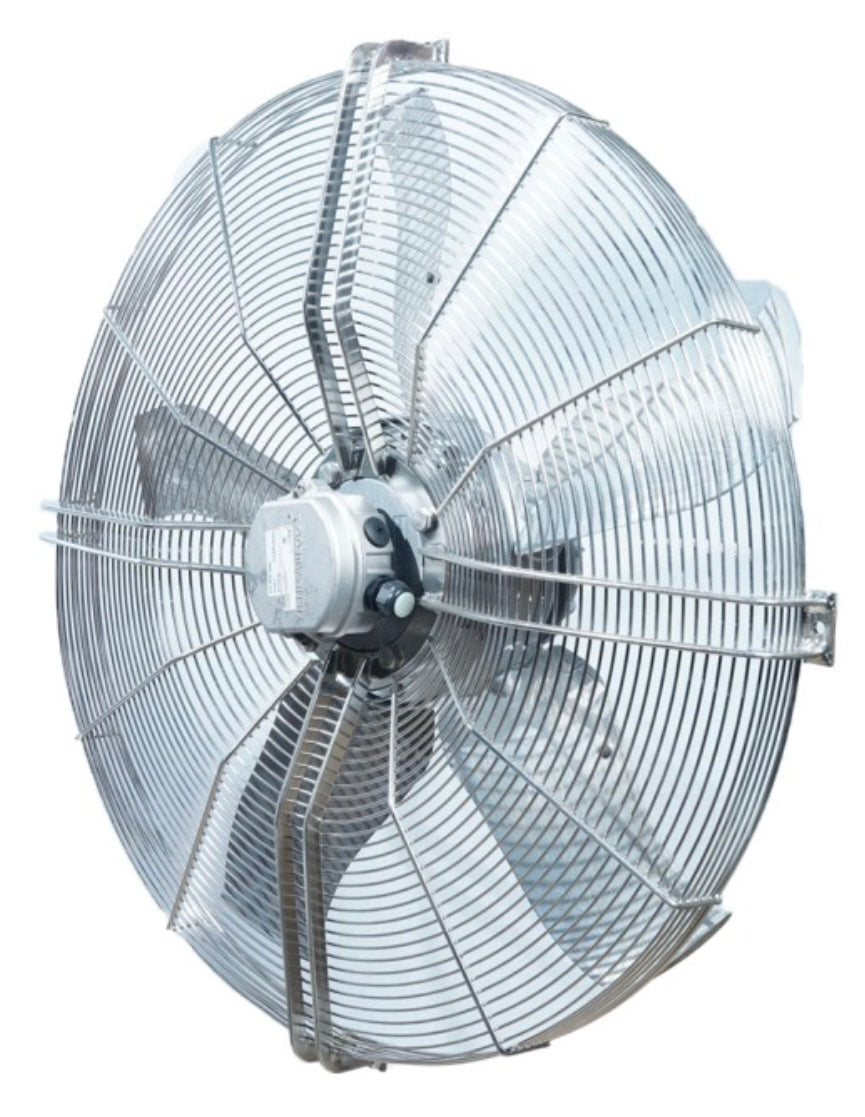side view of VR080-4DI.6N.V5L ZIEHL-ABEGG Axial Fan