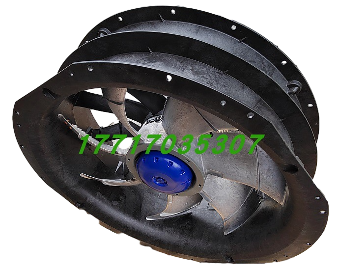 side view of ZN080-ZIL.GL.V7P3 ZIEHL-ABEGG Axial Fan