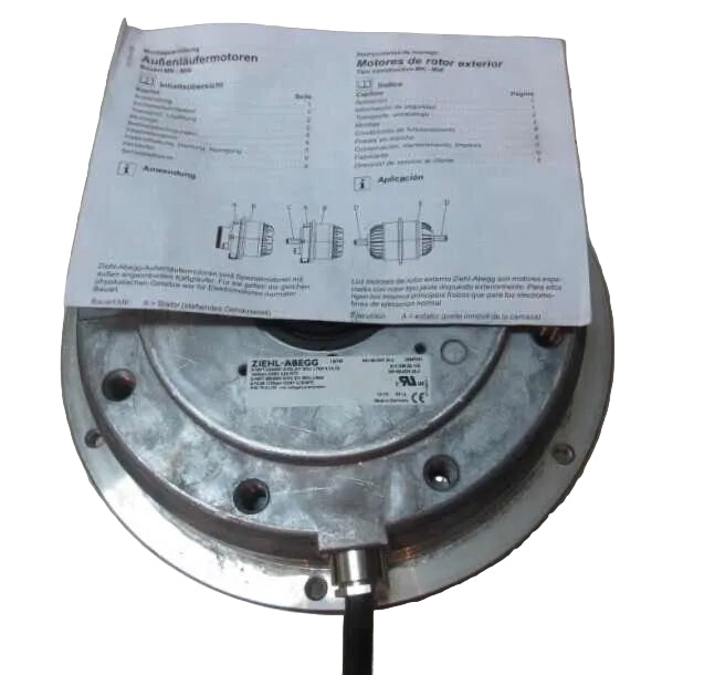 top view of MK165-4DK.24.U Industrial Centrifugal Fan