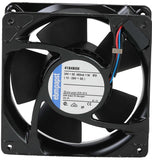 4184NXH ebm-papst DC Fans Tubeaxial Fan, 119x119x38mm, 24VDC, 139.5CFM, 11W, 57dBA, 4400RPM, Ball Bearing