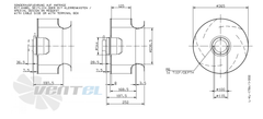 Drawing/dimension RH35M-SDK.4A.1R ZIEHL-ABEGG centrifugal fan