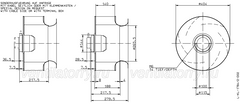Drawing/dimension RH40M-6DK.4A.1R ZIEHL-ABEGG centrifugal fan