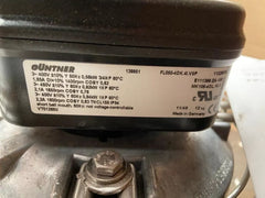 FL050-4DK.4I.V5P ZIEHL-ABEGG Axial Fan nameplate