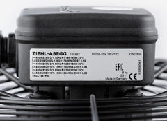 FN035-VDK.0F.V7P2 ZIEHL-ABEGG Axial Fan nameplate