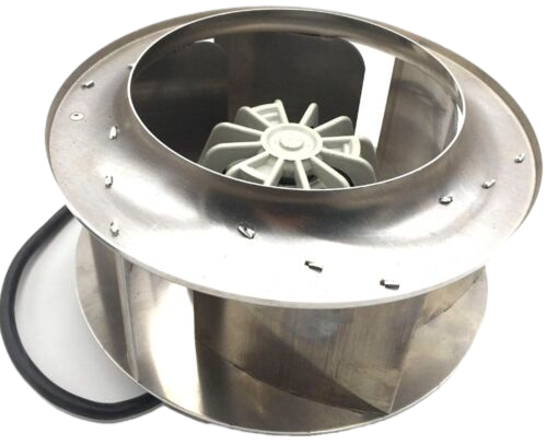 Front View  RH25M-2EK.3F.1R ZIEHL-ABEGG centrifugal fan