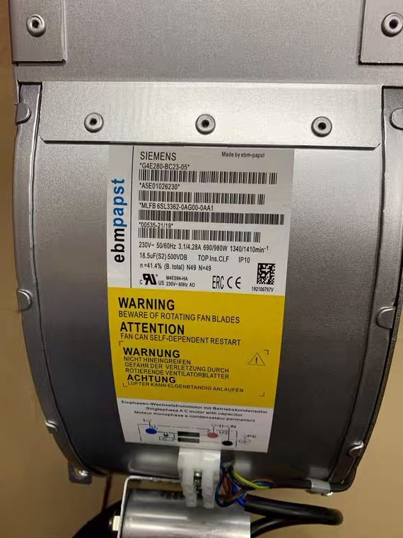 G4E280-BC23-05 nameplate