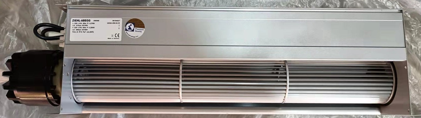Top View QK08A-4EM.50.CB ZIEHL-ABEGG Crossflow fan