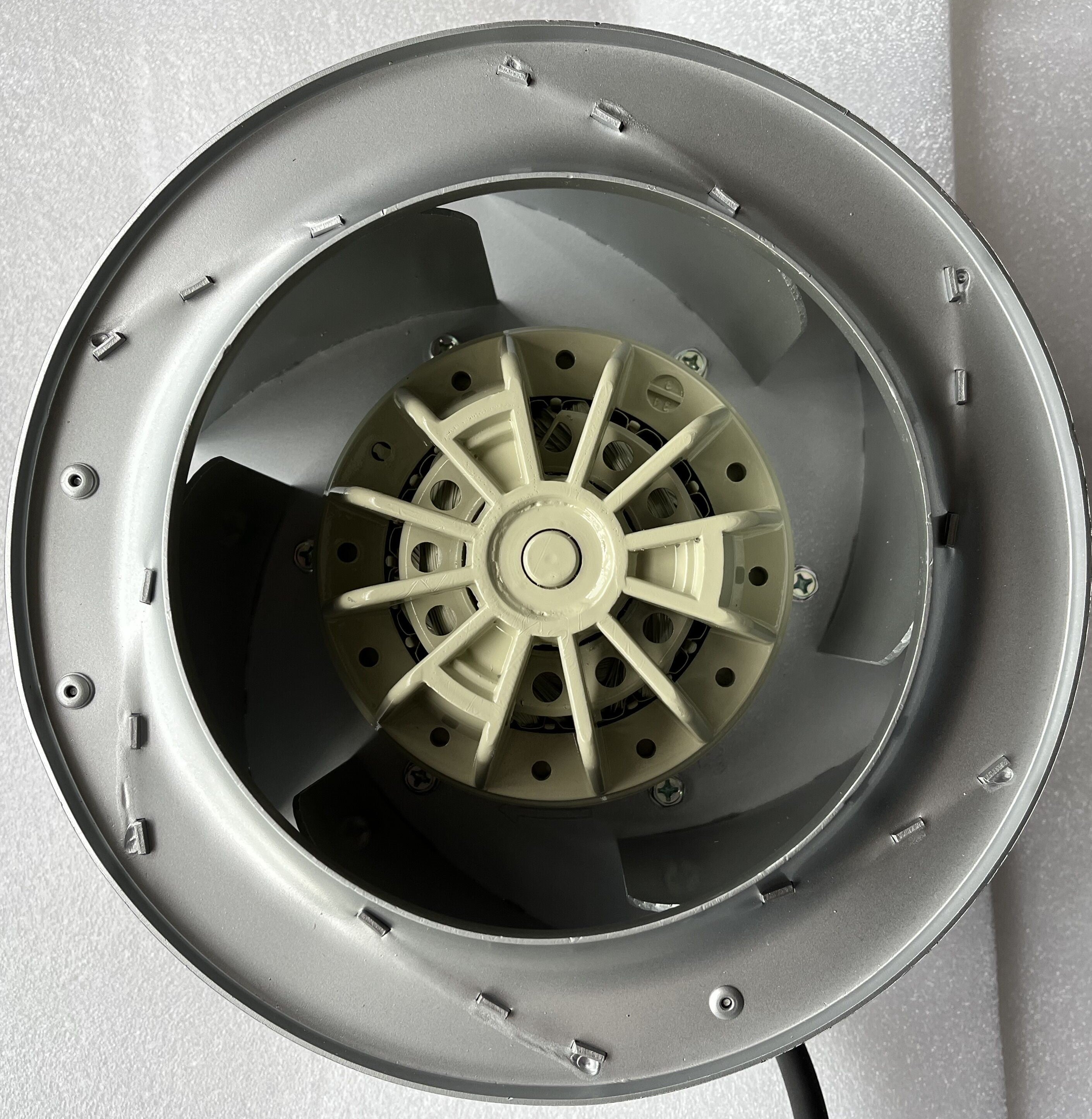 Top View RH25M-2EK.1E.2R ZIEHL-ABEGG centrifugal fan