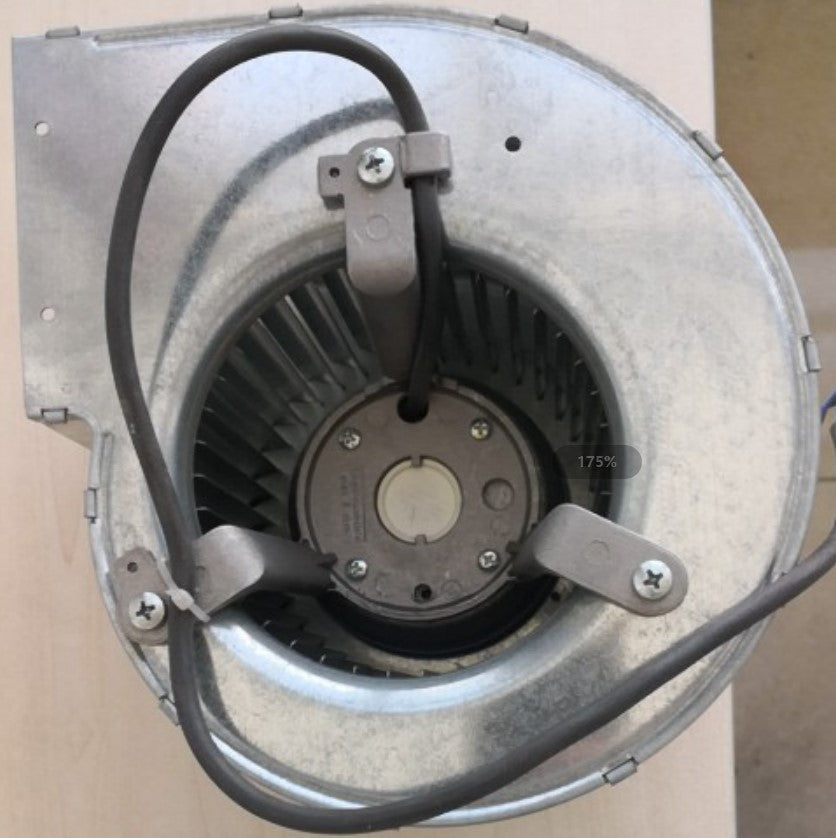 bottom view of RD13S-2EP.WD.2R ZIEHL-ABEGG Centrifugal Fan