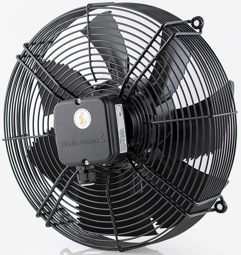 front view of FE035-4DK.0C.6 124200 ZIEHL-ABEGG Axial Fan