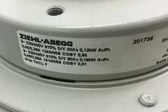 lable of RH31M-4DK.2A.2R ZIEHL-ABEGG centrifugal fan