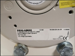 lable of RH35M-2DK.6K.3R ZIEHL-ABEGG centrifugal fan