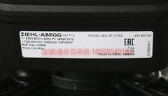 nameplate of FN045-4EK.2F.V7P2 ZIEHL-ABEGG Axial Fan