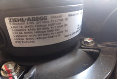 nameplate of  FN050-4DA.4I.A7P1  ZIEHL-ABEGG Axial Fan