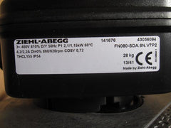 nameplate of FN080-SDA.6N.V7P2  ZIEHL-ABEGG Axial Fan