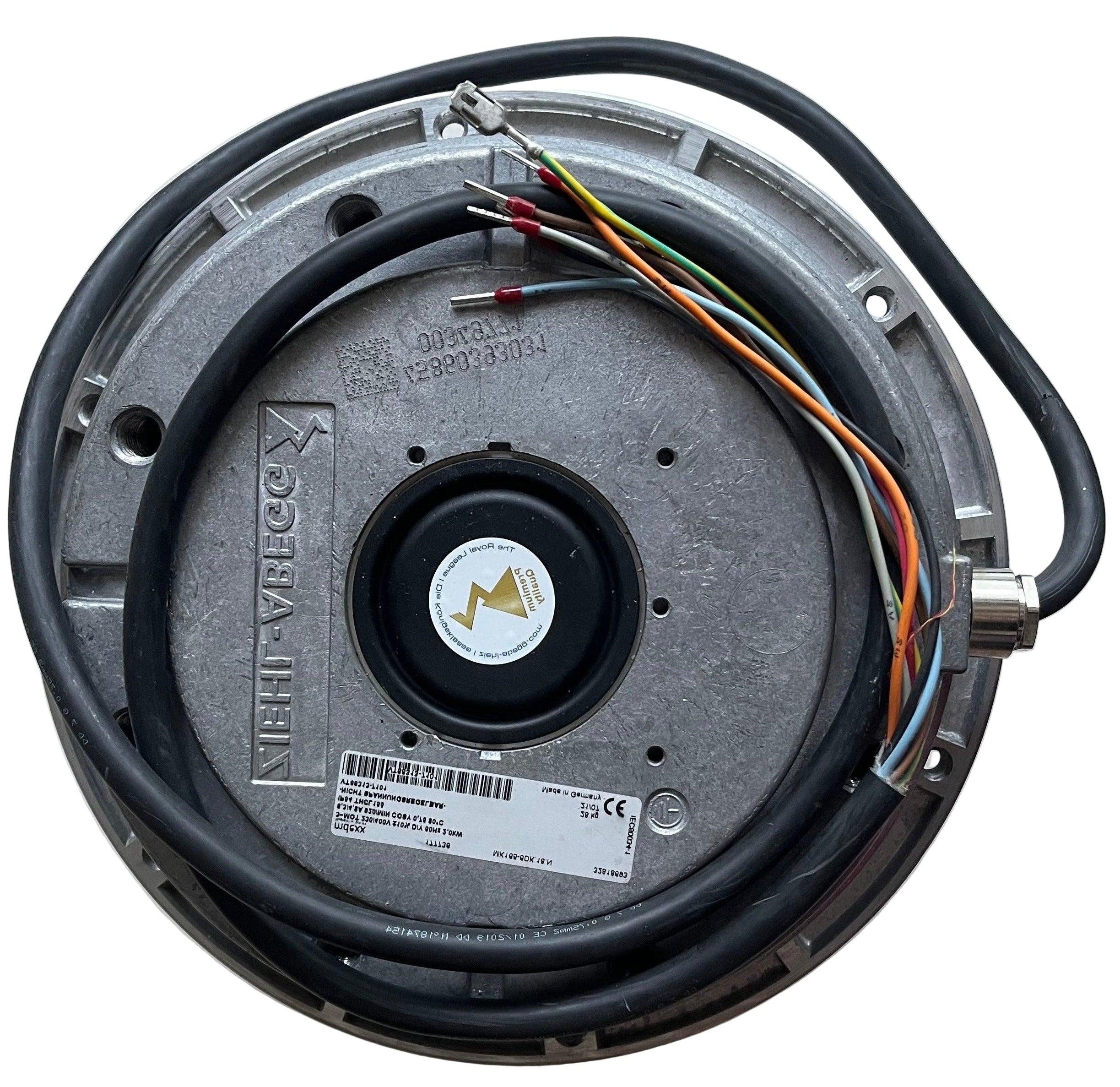 top view of MK165-6DK.18.N ZIEHL-ABEGG Centrifugal Fan
